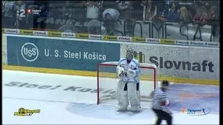 HC Kosice vs HK Nitra najazdy Prvy finalovy zapas 2013/2014