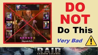 ~The #1 MISTAKE~ in Raid: Shadow Legends that New Players Make