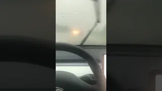 Driving in the Storm was VERY scary