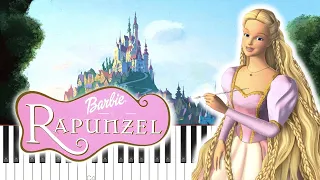 Barbie Rapunzel Theme Piano Tutorial + Free Sheet Music