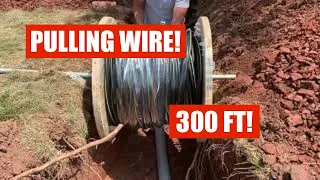 Pulling Wire in 300' of Conduit!