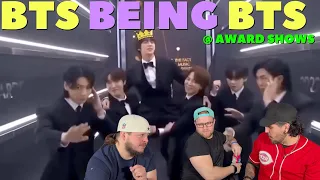 BTS being BTS at Award Shows REACTION