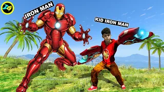 Becoming KID IRON MAN in GTA 5