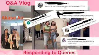 Queries About Akasa Air|Tried Contouring my faceV-42 #explorepage #cabincrew #training #video #viral