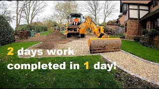 2 days work in 1 with JCB 3CX Backhoe