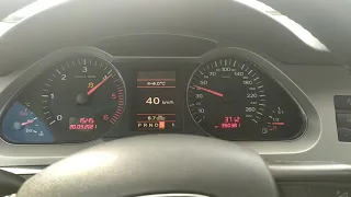 Audi A6 C6 2.7 TDI (180hp) Acceleration 0-100 km/h