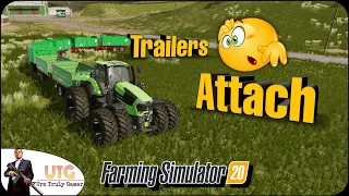 Trailers Attach in Farming Simulator20