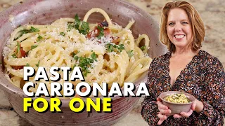 How to Make Pasta Carbonara for One - Easy and Delicious