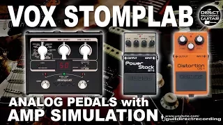 ANALOG DISTORTION + VOX Stomplab CLEAN AMP SIMULATION Patch [Direct PC].