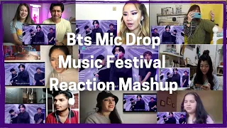 Bts Mic Drop Fns Festival Reaction Mashup