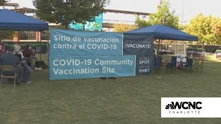 Vaccination event held ahead of Uptown Charlotte soccer match