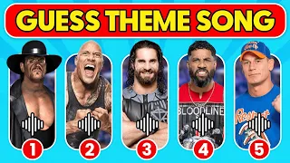 Only True WWE Fans Can Guess The Wrestlers From Their Theme Songs 🎤✅🔊