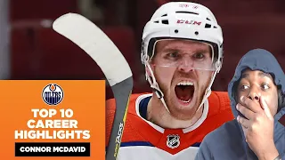 NBA Fan Reacts To Connor McDavid's Top 10 Career Highlights