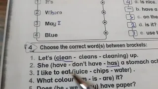 مراجعة ما قبل الامتحان لغة انجليزية للصف الثالث الابتدائى