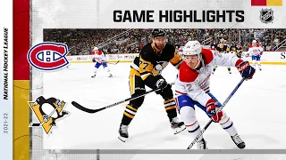 Canadiens @ Penguins 11/27/21 | NHL Highlights