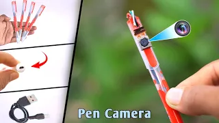 how to make pen cctv camera at home | Bluetooth Hidden Spy Pen Camera Using Old Mobile Phone Camera