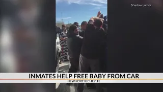 Florida inmates help rescue baby accidentally locked in car