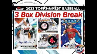 2023 Topps FINEST 3 Box DIVISION Break #3 eBay 07/14/23