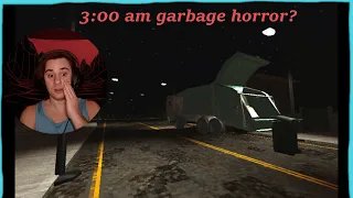 3:00 AM Garbage man job gone wrong ? Cleaning REDVILLE indie horror game