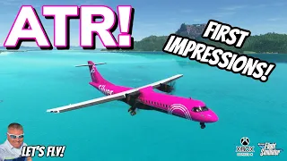 ATR FIRST LOOK IN BORA BORA! | Microsoft Flight Simulator MSFS 2020