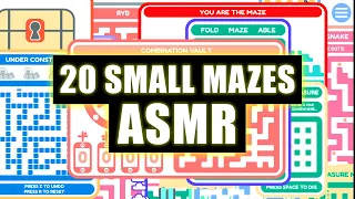 ASMR Gaming || 20 Small Mazes || Many Many Maze Puzzles!!!!