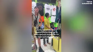 Shop Owner Jimmy Hendrix tells Aussies to stop filming him