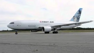 First Air | Boeing 767-200 | Engine start & take-off | C-GKLY | Val-d'Or (CYVO)