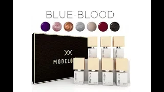 Гель лаки Modelones Blue-blood |Свотчи коллекции