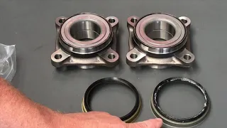 Toyota Prado front wheel bearing information