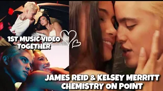 JAMES REID AND VICTORIA SECRET MODEL KELSEY MERRITT GRABE ANG CHEMISTRY 🥰