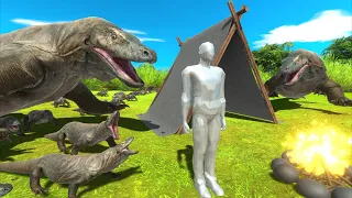 Camping Among Giant Komodo Dragon - Animal Revolt Battle Simulator