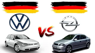 Golf IV 1.9 TDI (101 Hp)  Vs.  Astra G 2.0 DTI 16V