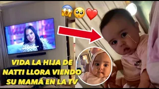 La Hija de Natti Natasha Vida Isabelle llora Viendo Su Mamá En La Televisión 😱😍