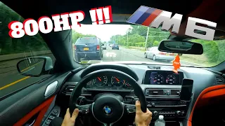 Cutting up in my Tuned 800HP Stage 2 BMW M6 !!