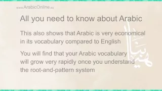 Myths and Facts about the Arabic language