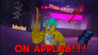 The Best gorilla tag fan game!! On Applab! (Stick)🔥