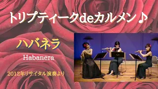 歌劇「カルメン」よりハバネラ（フルート三重奏）Carmen / Habanera / Georges Bizet / Flute Trio