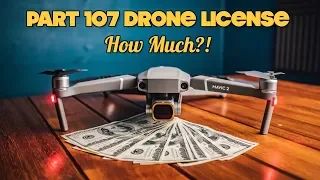 THE FAA PART 107 UAS DRONE LICENSE COSTS HOW MUCH?!!