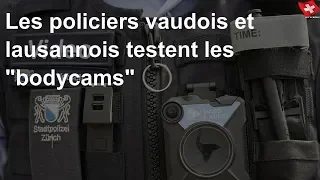 Les policiers vaudois et lausannois testent les "bodycams"