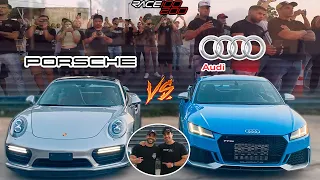 AUDI TTRS STG 4 VS PORSCHE 911 TURBO S STG 3 | FOMOS PARA A FINAL DO EVENTO CONTRA O @REDBRANDAO