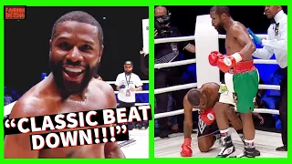 SAVAGE! FLOYD MAYWEATHER PUNISHES & DROPS DON MOORE IN MASTERCLASS EXHIBITION! TBE SKILL ON DISPLAY!