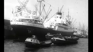 Filmaufnahmen über und aus Hamburg 1953 - 1954