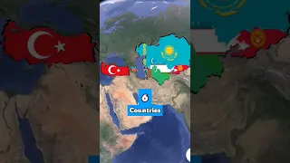 what if all turkic countries United as a single country || #history #shorts