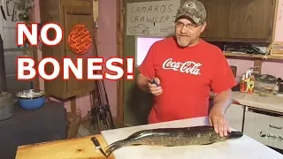 Cleaning A Northern Pike, No Bones, No Slime, No Kidding