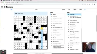 Thursday, May 16th - New York Times crossword puzzle review