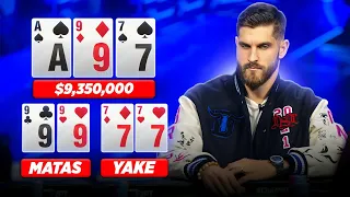 SICKEST Poker SET Over SET Hands!