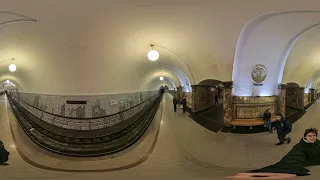 🌐360° [VID2] Метро Москвы. [Зелёная ветка].  [ 2 ] Замоскворецкая линия.