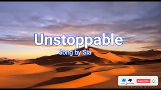 Unstoppable - with Lyrics
