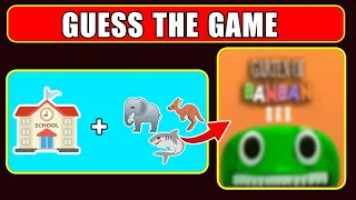 Guess The GAME by Emoji | Garten Of Banban 4, Door 2, Amanda The Adventurer, My Singing Monster