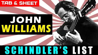 TAB/Sheet: Schindler's List by John Williams [PDF + Guitar Pro + MIDI]